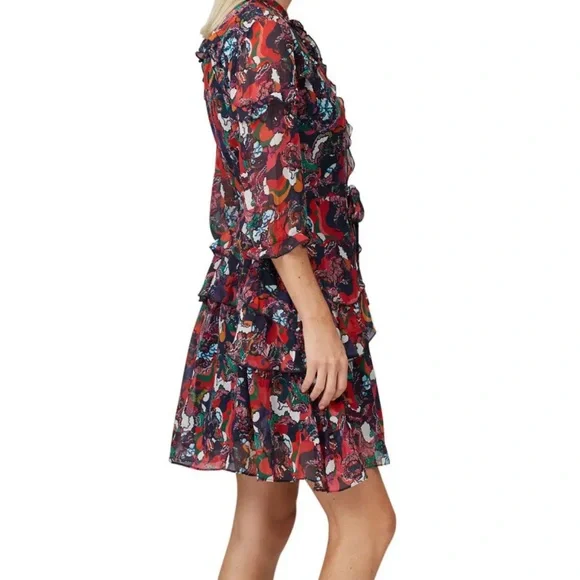 SALONI Printed Tilly Ruffle Dress - Picture 2 of 10